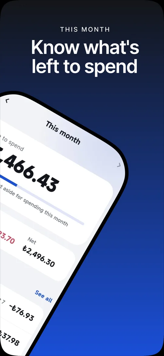 Jarly: know what's left to spend this month